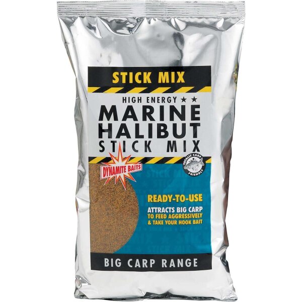 Dynamite Baits Marine Halibut Stick Mix 1kg Karpfenfutter Futtermix Grundfutter