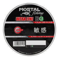 Mostal Ultraline BG 0,22mm 5,6kg 300m Monofilschnur Black Green Mono Angelschnur