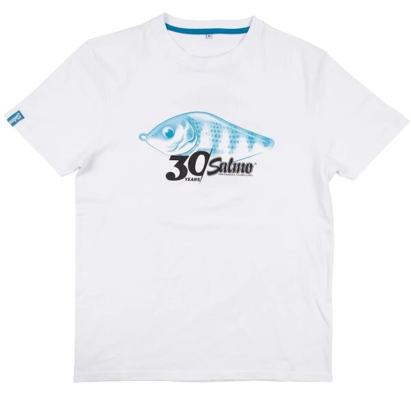 Salmo 30th Anniversary Tee Shirt Gr. XL T-Shirt Angelshirt Angler Shirt SALE