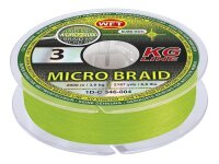 WFT Micro Braid KG chartreuse 2000m geflochtene Schnur