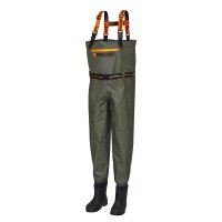 Prologic INSPIRE CHEST BOOTFOOT WADER EVA SOLE XL 44-45 GREEN